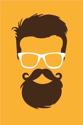 Vector hipster fashion look
